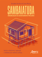 Sambaiatuba, Urbanização de Assentamento Precário: Acertos e Desacertos, Legislação 