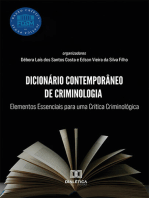 Dicionário Contemporâneo de Criminologia: Elementos Essenciais para uma Crítica Criminológica