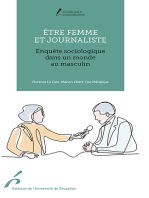 Être femme et journaliste: Enquête sociologique dans un monde au masculin