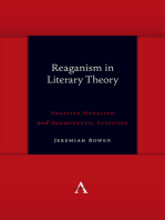 Reaganism in Literary Theory: Negative Moralism and Hermeneutic Suspicion