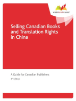 Selling Canadian Books and Translation Rights in China: A Guide for Canadian Publishers, third edition