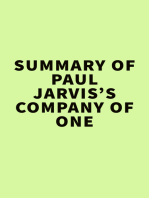 Summary of Paul Jarvis’s Company of One