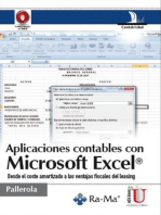 Aplicaciones contables con Microsoft Excel