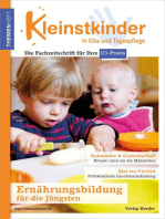 Ernährungsbildung für die Jüngsten: Themenheft Kleinstkinder in Kita und Tagespflege