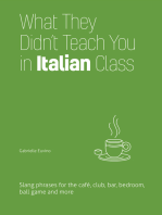 What They Didn't Teach You in Italian Class: Slang Phrases for the Café, Club, Bar, Bedroom, Ball Game and More