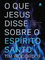 O que Jesus disse sobre o Espírito Santo