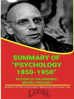 Summary Of "Psychology 1850-1950" By Michel Foucault: UNIVERSITY SUMMARIES