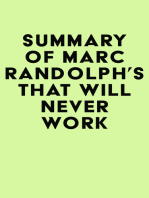 Summary of Marc Randolph's That Will Never Work