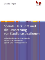 Soziale Herkunft und die Umsetzung von Studienaspirationen: Individuelle und institutionelle Einflüsse in Phasen der Selbst- und Fremdselektion