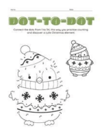 Dot-To-Dot Christmas Worksheet Set