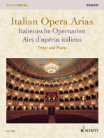 Italian Opera Arias: Tenor and Piano