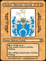 The noble Polish family Pobog. Die adlige polnische Familie Pobog.