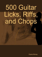 500 Guitar Licks, Riffs, and Chops