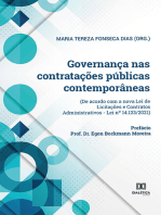 Governança nas contratações públicas contemporâneas: (de acordo com a nova Lei de Licitações e Contratos Administrativos Lei no 14.133/2021)