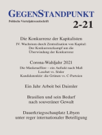 GegenStandpunkt 2-21: Politische Vierteljahreszeitschrift