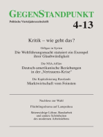 GegenStandpunkt 4-13: Politische Vierteljahreszeitschrift