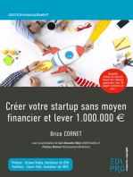 Créer votre startup sans moyen financier et lever 1.000.000 €
