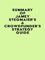Summary of Jamey Stegmaier's A Crowdfunder’s Strategy Guide