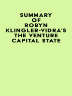 Summary of Robyn Klingler-Vidra's The Venture Capital State