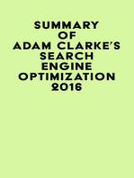 Summary of Adam Clarke's Search Engine Optimization 2016