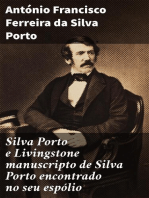 Silva Porto e Livingstone manuscripto de Silva Porto encontrado no seu espólio
