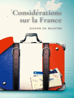Considérations sur la France: Un texte essentiel pour comprendre la perception de la Révolution française