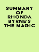 Summary of Rhonda Byrne's The Magic