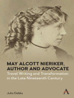 May Alcott Nieriker, Author and Advocate: Travel Writing and Transformation in the Late Nineteenth Century