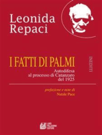 I fatti di Palmi. Autodifesa al processo di Catanzaro del 1925