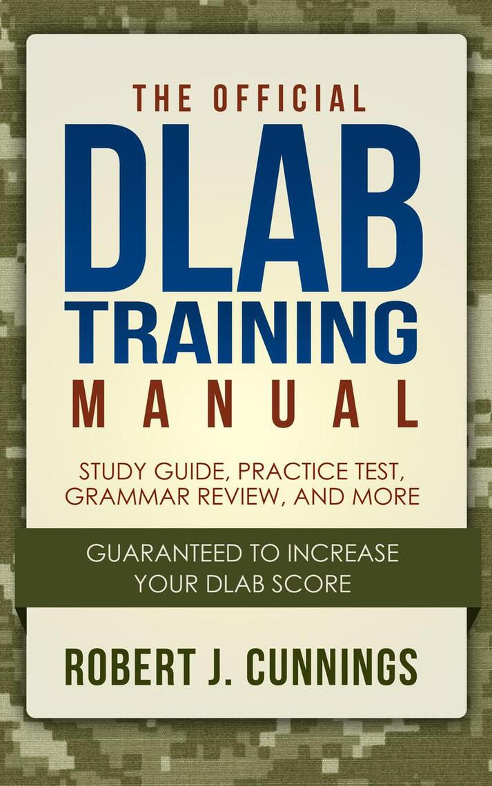 The Official DLAB Training Manual: Study Guide and Practice Test by ...