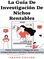 La Guía De Investigación De Nichos Rentables