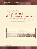 Goethe und die Kunstrestitutionen: Ueber Kunst und Alterthum in den Rhein und Mayn Gegenden. Ein Reisebericht und seine Folgen