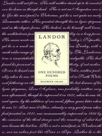 Landor: One Hundred Poems