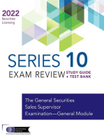 Series 10 Exam Study Guide 2022 + Test Bank