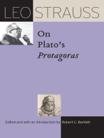 Leo Strauss on Plato’s "Protagoras"