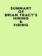 Summary of Brian Tracy's Hiring & Firing