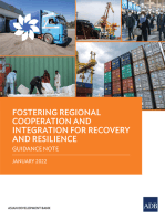 Fostering Regional Cooperation and Integration for Recovery and Resilience: Guidance Note