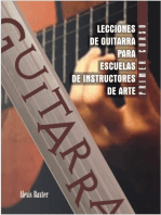 Lecciones de guitarra para escuelas de instructores de arte. Primer curso.