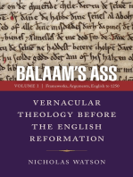 Balaam's Ass: Vernacular Theology Before the English Reformation: Volume 1: Frameworks, Arguments, English to 1250