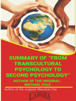 Summary Of "From Transcultural Psychology To Second Psychology" By Michael Cole: UNIVERSITY SUMMARIES