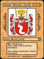 The noble Polish family Sreniawa. Die adlige polnische Familie Sreniawa.
