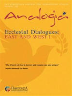 Analogia: Ecclesial Dialogues: East and West I