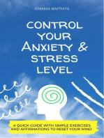 Control your anxiety and stress level