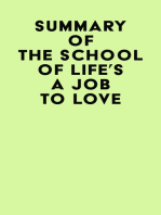 Summary of The School of Life's A Job To Love