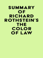 Summary of Richard Rothstein's The Color of Law