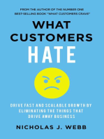 What Customers Hate: Drive Fast and Scalable Growth by Eliminating the Things that Drive Away Business