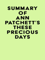 Summary of Ann Patchett's These Precious Days