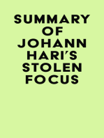 Summary of Johann Hari's Stolen Focus