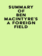 Summary of Ben Macintyre's A Foreign Field