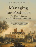 Managing for Posterity: The Norfolk gentry and their estates c.1450-1700